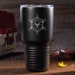 Sheriff Badge Custom Insulated Travel Mug - Black - Perfect Gift for Law Enforcement, Birthday Father's Day Christmas Gifts under 50 