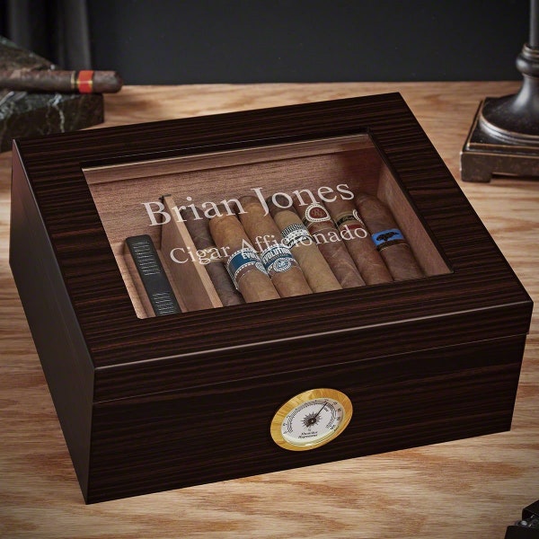 Personalized Humidor Etsy