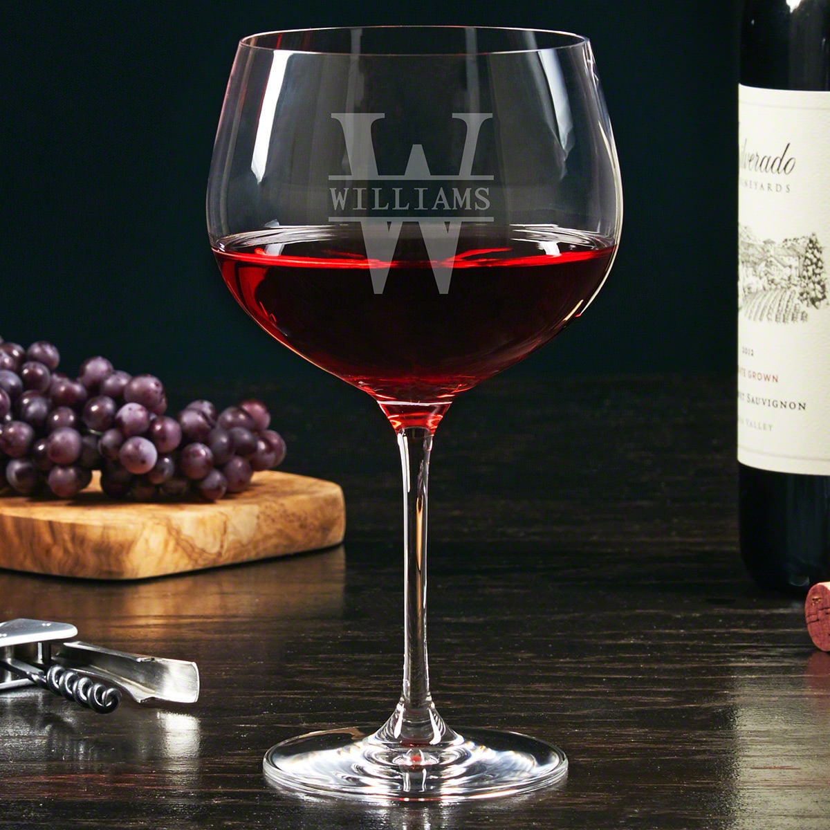 Large Wine Glass 860ml/29oz Name Custom Gift for Wine Lover Glass of Wine 