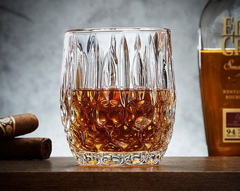 Crystal Whiskey Glass - Crystal Whiskey Set, Liquor Glass Gift for Him, Crystal Glass, Custom Whiskey Glasses, Anniversary Gift for Him