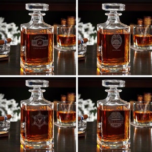 Custom Police Decanter - Personalized Whiskey Decanter Police Gift ...