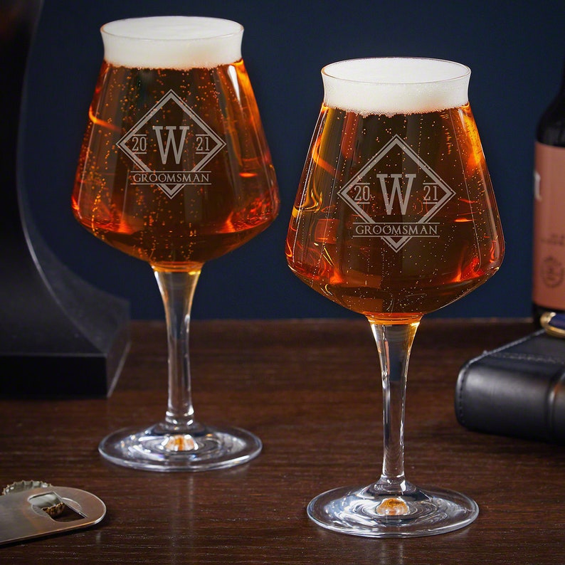 Drake Personalized Teku Beer Glasses Set of 2 Gifts for Etsy