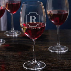 Personalized Wine Glasses Set of 4 - Wine Lover Gifts, Etched Wine Glasses Set, Stemmed Wine Glass, Wine Gift Set, Personalized Gift image 9