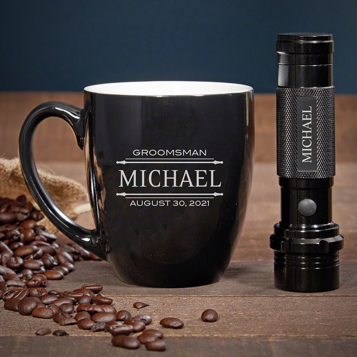 Stanford Engraved Coffee Mug Gift Set With Flashlight Etsy UK