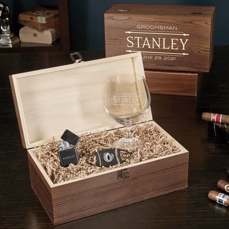 Stanford Engraved Opus Cognac Glass Gift Set Gift for Cognac Etsy