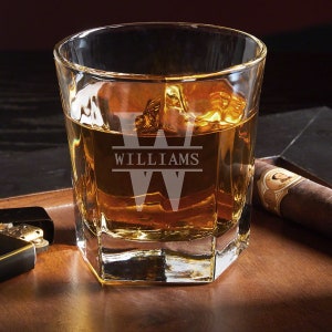 Oakmont Buckman Personalized Whiskey Glass Perfect For Etsy
