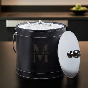 Custom Ice Bucket - Insulated Bar Ice Bucket, Custom Wine Gift for Couples, Bar Cart Accessory, Housewarming Gift, Champagne Wine Ice Bucket