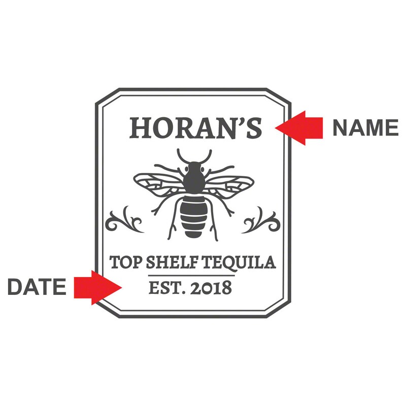 Customized Glass Tequila Decanter Tequila Master Engraving Etsy