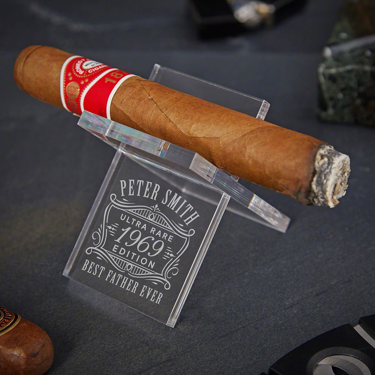 Gifts For Cigar Lovers Custom Acrylic Cigar Stand Birthday - Etsy Norway