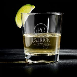 Engraved Tequila Tasting Glass - Personalized Cocktail Glasses, Custom Tequila Shot Glass, Custom Tequila Glass, Personalized Gift for Dad