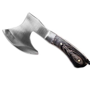The Choppa Meat Cleaver Knife Personalized Hatchet W Ebony Wood Handle ...