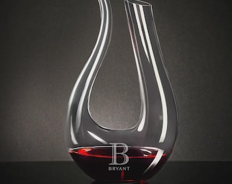 Dolcetto Custom Wine Decanter – Wine Aerator, Elegant Pour, Personalized Gift for Wine Lovers