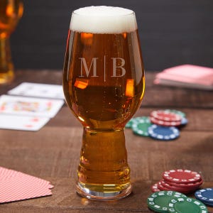 Custom IPA Glass - Spiegelau, Beer Drinker Gift, Craft Beer Glass, Etched Beer Glass, Craft Beer Glasses, Beer Glass Custom, IPA Beer Glass