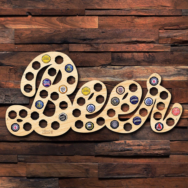 Drink Up Beer Bottle Cap Holder Unique Gifts for Beer Lover Etsy