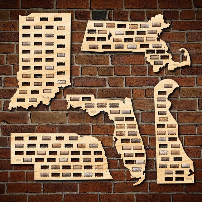 Wall wine online cork holder