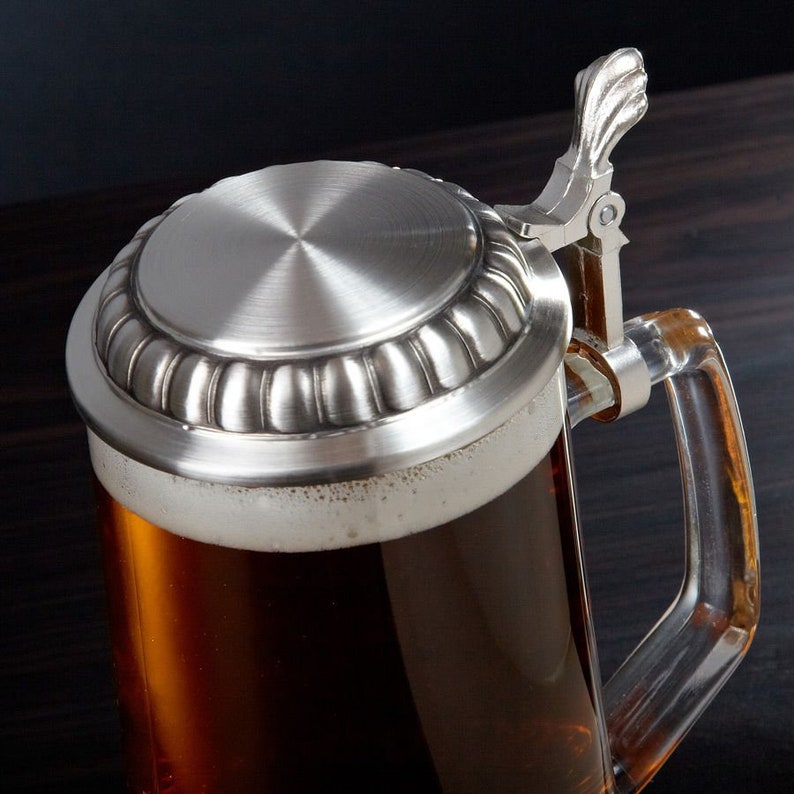 Custom Beer Stein Custom Beer Tankard, Oktoberfest Stein, Custom Beer Mug, Beer Lover Gift image 2