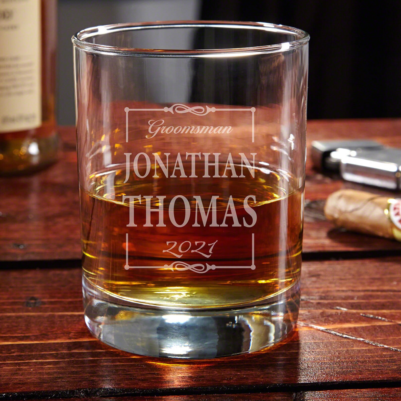 Monroe Engraved Eastham Whiskey Glass Whiskey Lover Gift Etsy