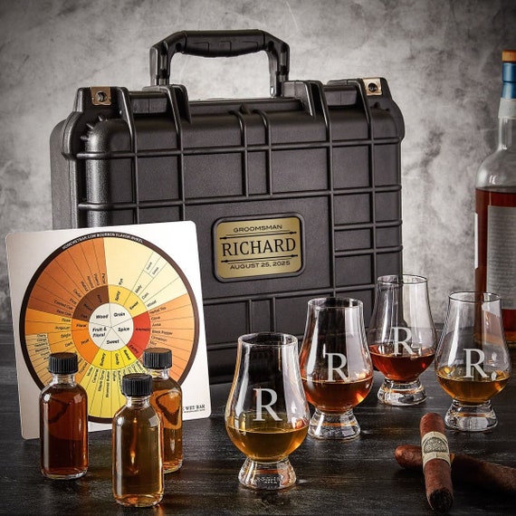 Unbreakable Custom Glencairn Whiskey Travel Kit Travel Bourbon Tasting  Glasses, Aged Whiskey Travel Kit, Whiskey Gifts 