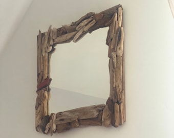 Espejo de madera flotante (M13)