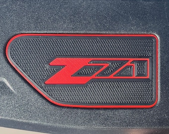 Cubiertas de bolsillo para estacas de Silverado Sierra 2019-2026, color dual, Z71 rojo