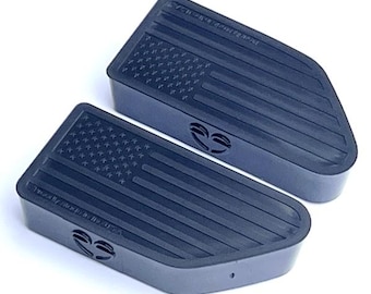 USA FLAG 2019-2026 Silverado oder Sierra Abdeckungen für die Bordwandtaschen (2er-Set)