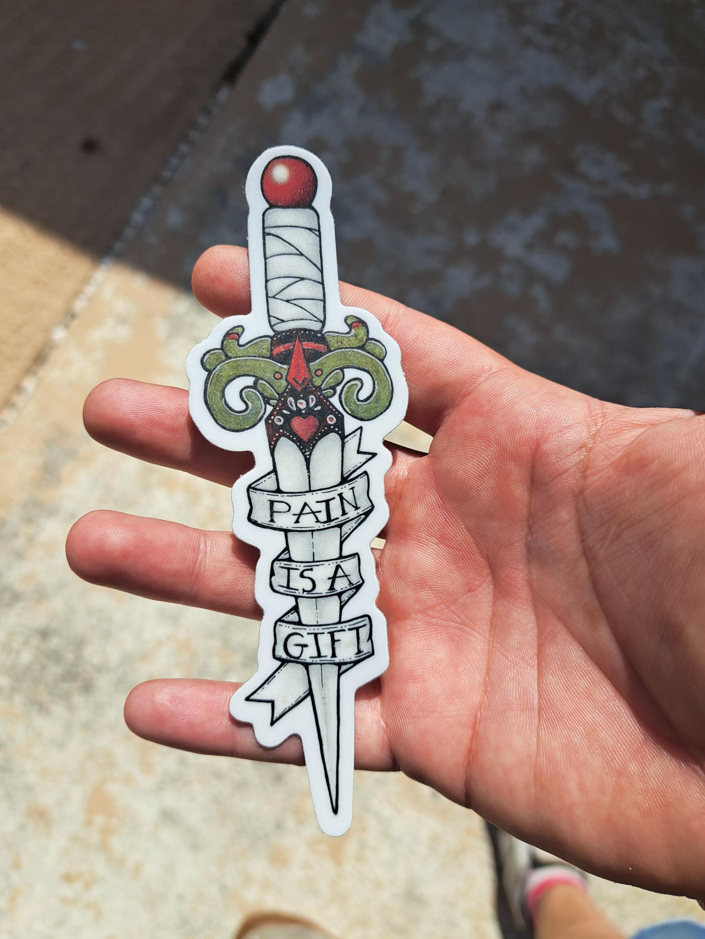Dagger Stickers - Etsy