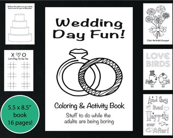 Wedding coloring book | Etsy Wedding coloring book | Etsy