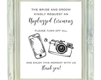 Download Unplugged wedding | Etsy