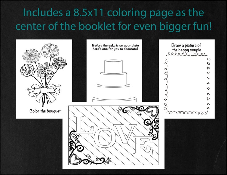 Same Sex Wedding Coloring & Activity Book Brides Lesbian ...