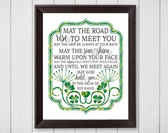 Irish Blessing Printable | Etsy