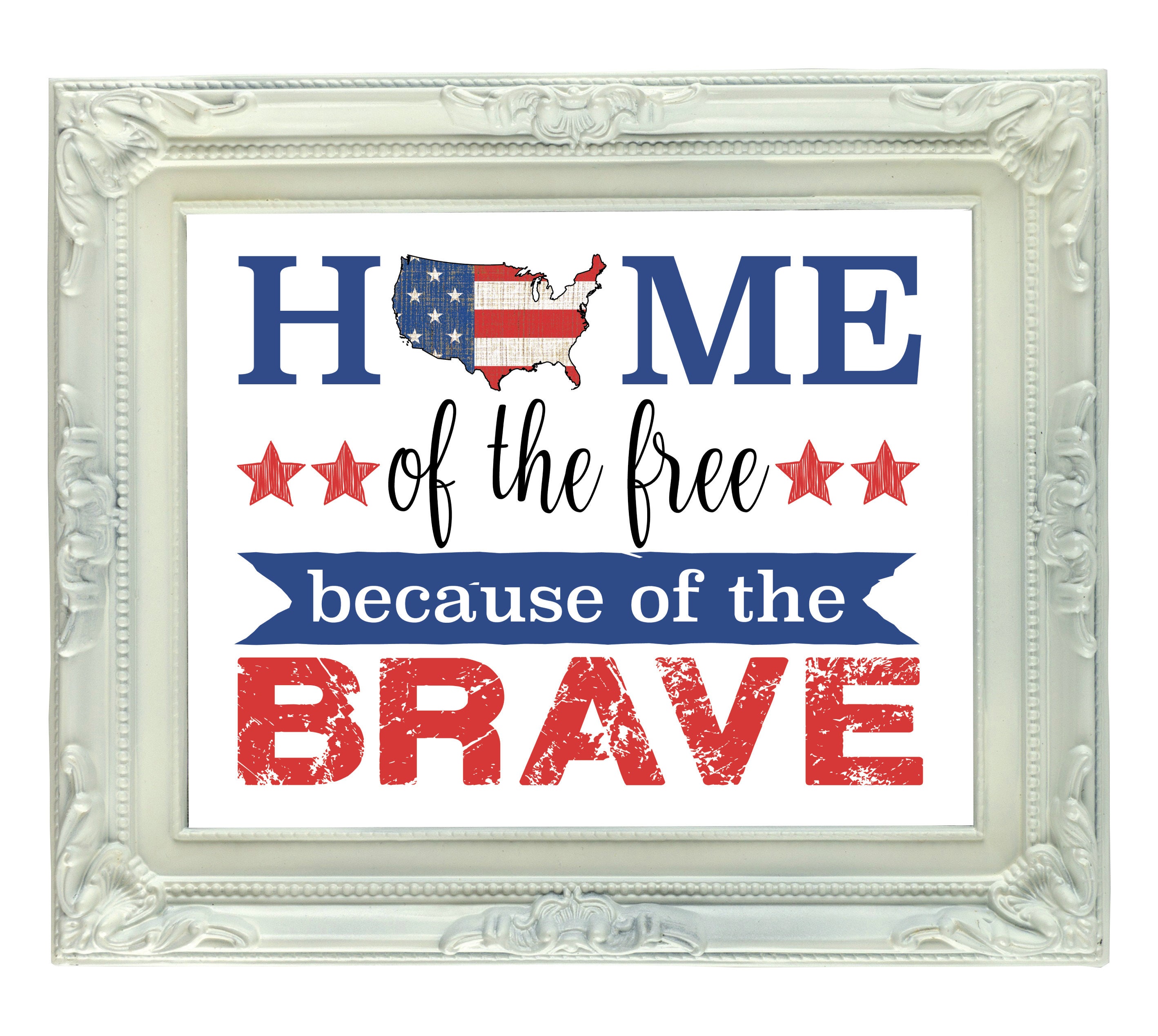 printable home of the free because of the brave printable home of the free because of the brave
