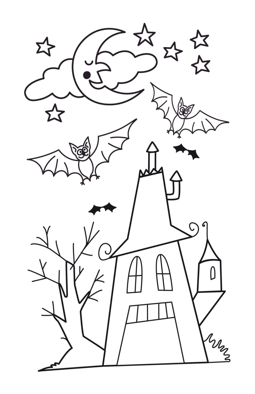 Halloween Coloring & Activity Book 16 Page Book Halloween | Etsy