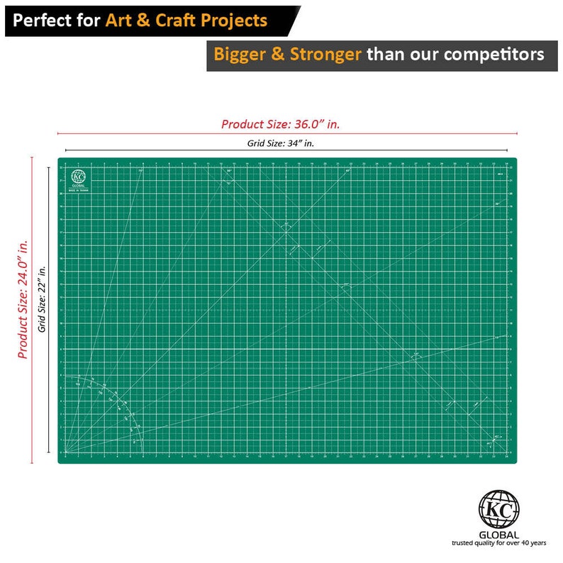 A1 Selfhealing Cutting Mat Double Sided free US Shipping Etsy