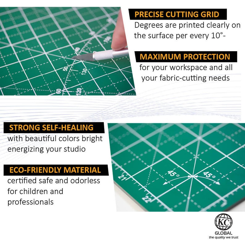 A1 Selfhealing Cutting Mat Double Sided free US Shipping Etsy