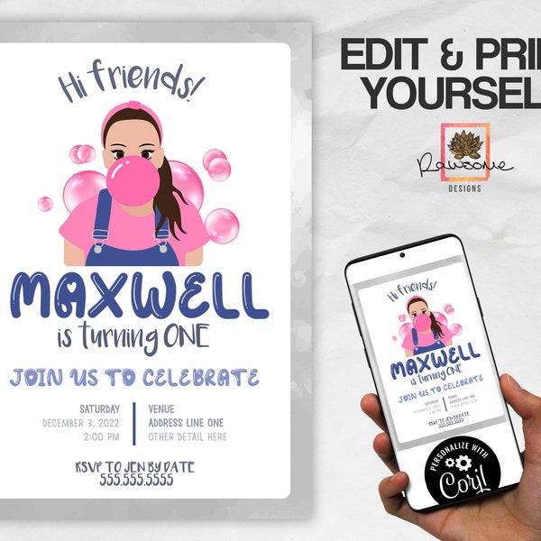 Ms Rachel Birthday Invite - Etsy