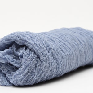 Dusty Blue Premium Cheesecloth Table Runner Pick Your Length