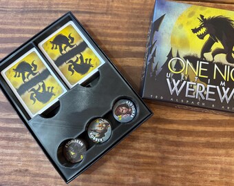 One Night Ultimate Werewolf Compact Game Case - Etsy One Night Ultimate Werewolf Compact Game Case - Etsy