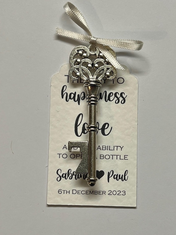 Wedding Favours Bottle Opener Key Bottle Opener Wedding Etsy