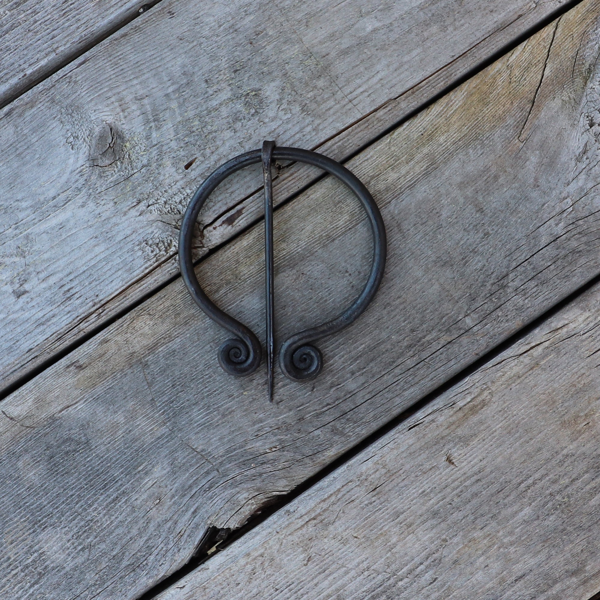 Medieval Celtic Cloak Pin Penannular Brooch Etsy