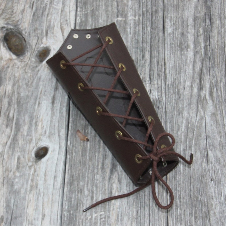 Bowman\u2019s Leather LARP Functional Warfare Bracer Set