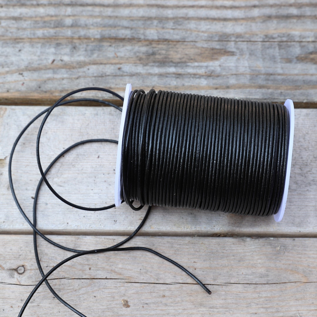 100 Meter 2mm Leather Cording for Jewelry Making and DIY Etsy