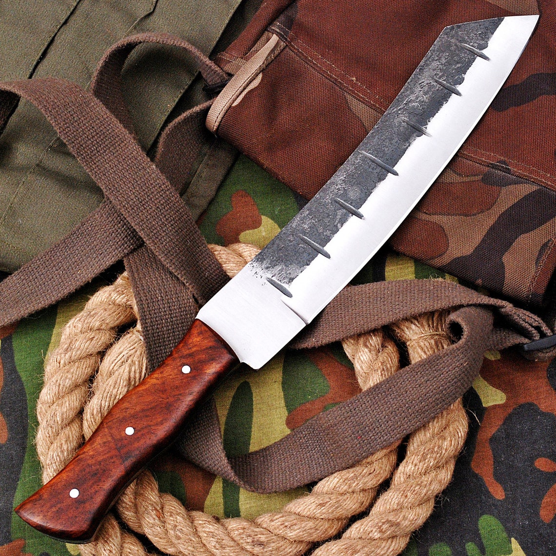 Malay Archipelago Wilderness Survival Parang Knife | Etsy