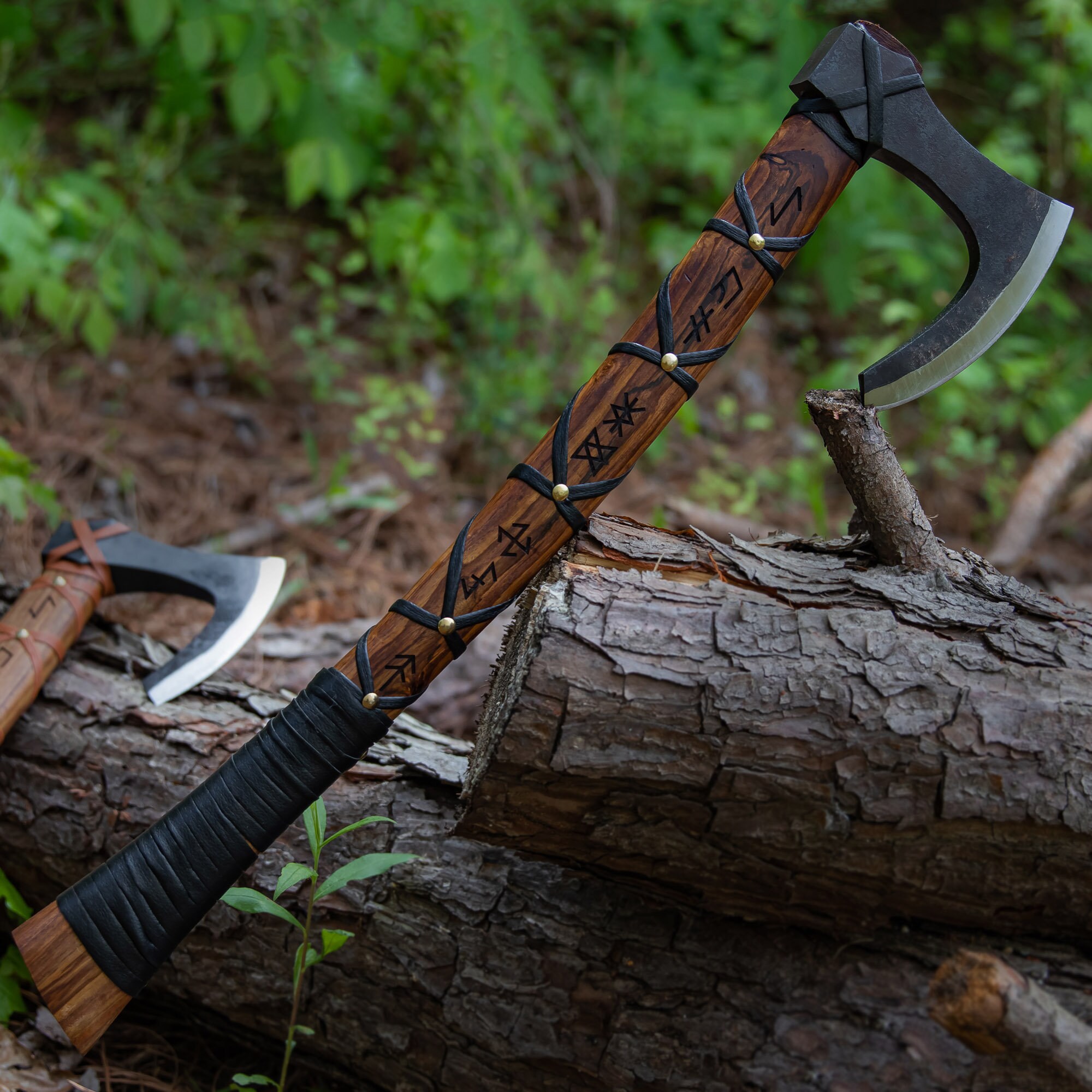 Falling Darkness Viking Bearded Axe Hand Forged Celtic Hand