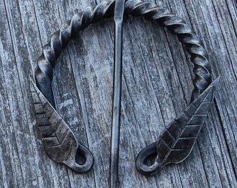 Plain Iron Penannular Brooch / Cloak Pin