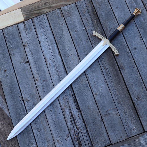 Medieval Gold Foam Sword Polyurethane Foam LARP Costume Etsy
