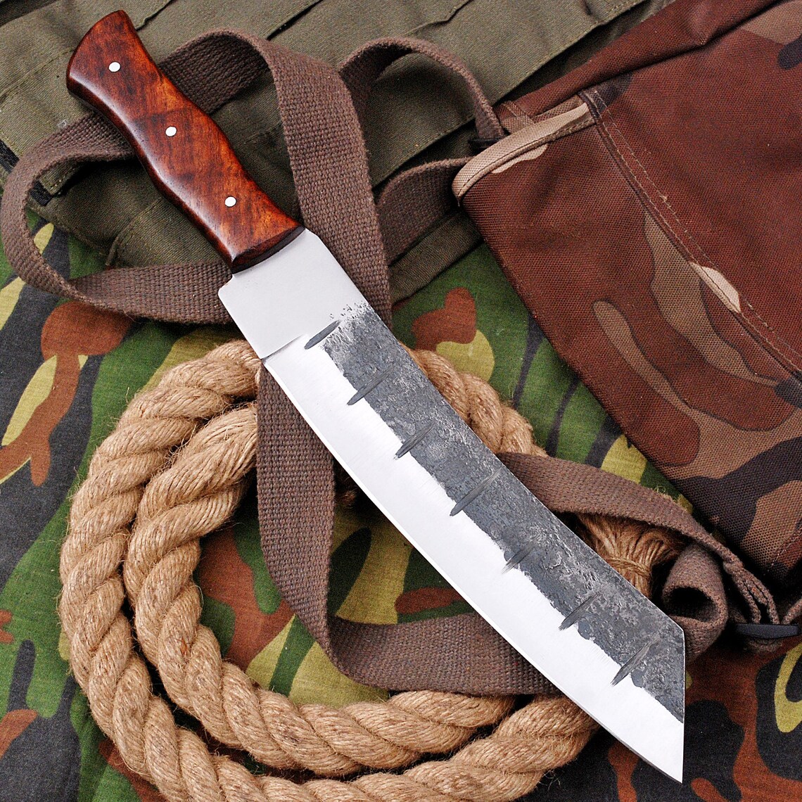 Malay Archipelago Wilderness Survival Parang Knife | Etsy