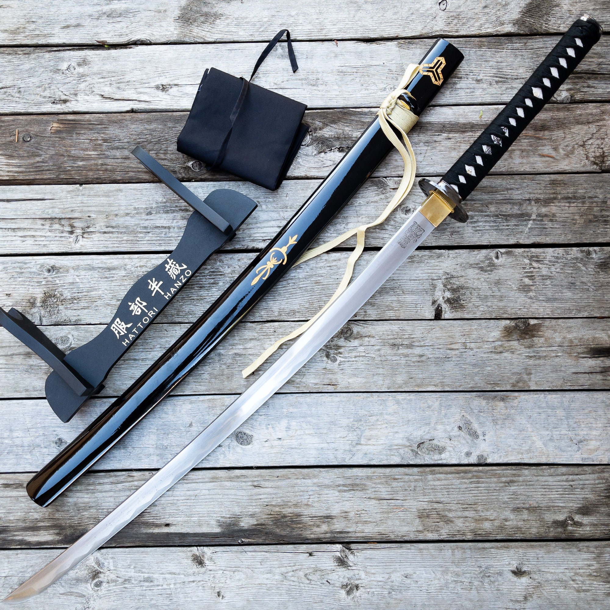  Muramasa Katana Hand Forged 1095 High Carbon Steel Japanese  Samurai Sword Full Tang Very Sharp Knife Blade Combat Ready HERO SWORD  Handmade : Sports & Outdoors