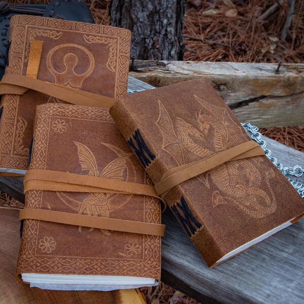 Leather Bound Book - Etsy