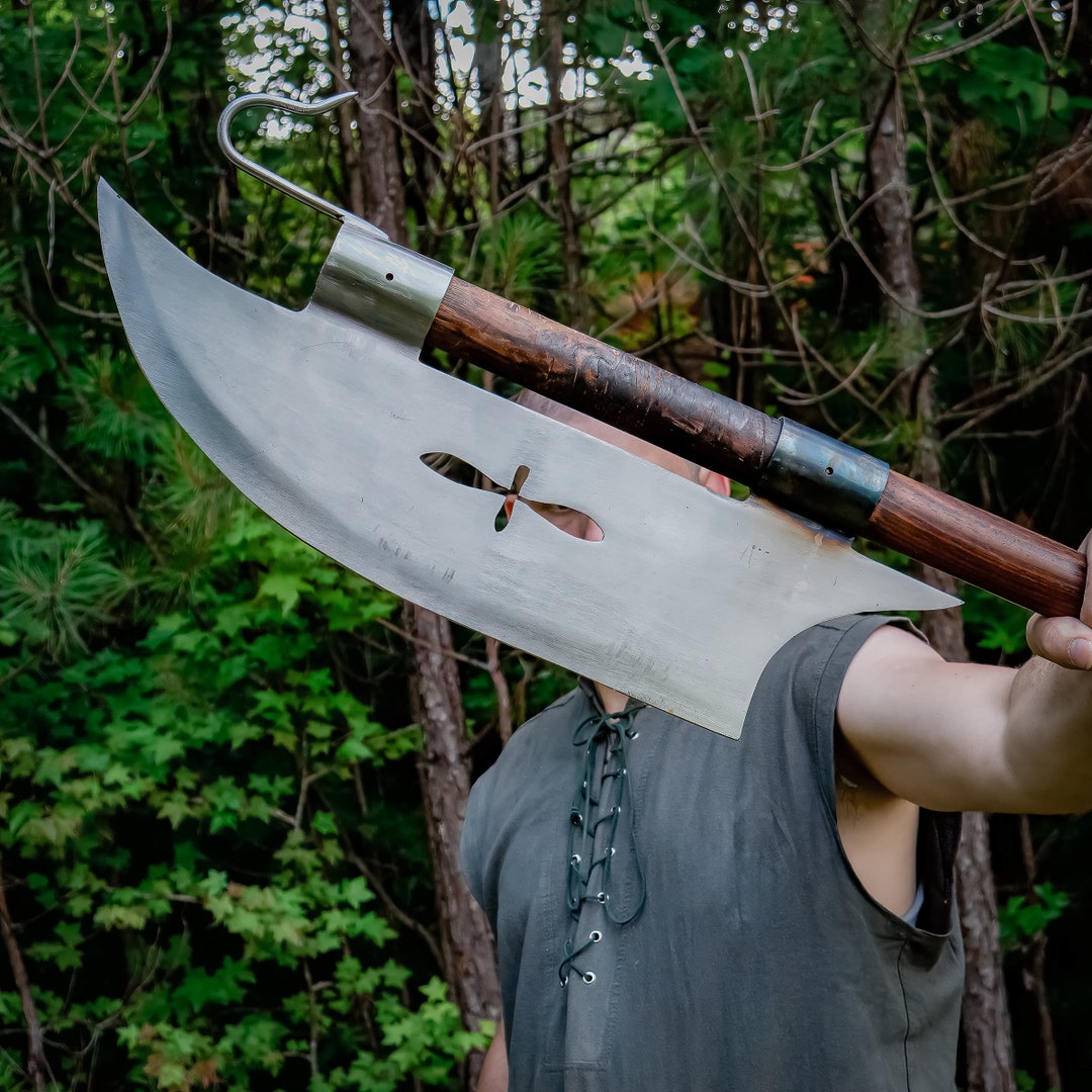 15th Century Replica Scottish Lochaber Axe High Carbon Steel Hand