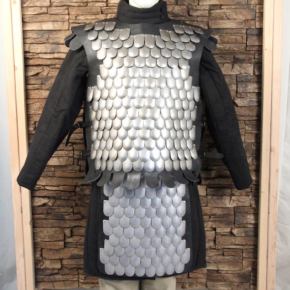 Medieval Austere Renaissance Army Gorget 18 Gauge Polished Armor